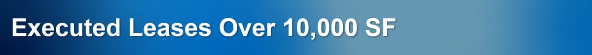Executed Leases Over 10,000 SF